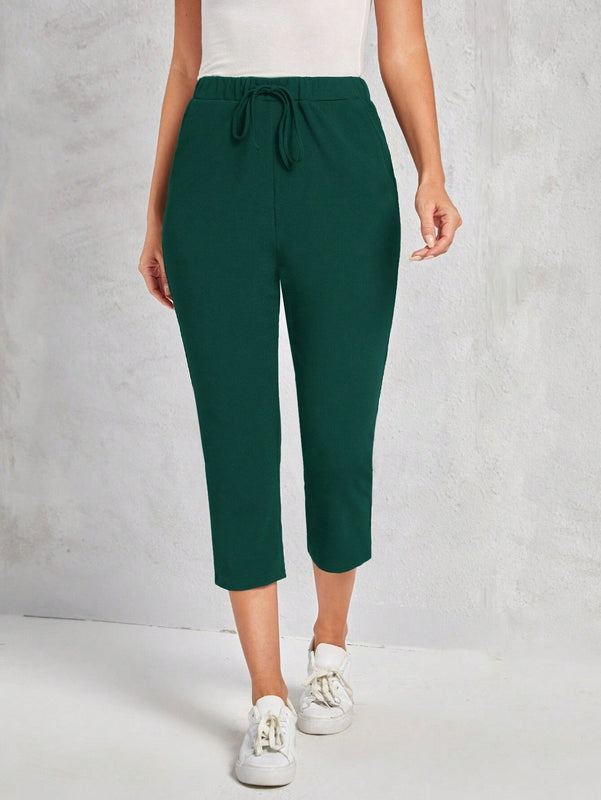 EMERY ROSE Pantalones largos casuales para mujer de unicolor y uso diario