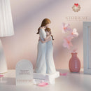 Figura de Resina de Abrazo Conmovedor Madre-Hija de Storyme - Ideal para el Día de la Madre, Decoración Versátil para Interiores/Exteriores, Perfecta para Exhibición en el Hogar y Dormitorio