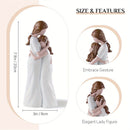 Figura de Resina de Abrazo Conmovedor Madre-Hija de Storyme - Ideal para el Día de la Madre, Decoración Versátil para Interiores/Exteriores, Perfecta para Exhibición en el Hogar y Dormitorio