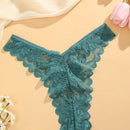 Finetoo 1 pieza bragas de tanga de encaje sexy para mujer lenceria sexy