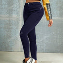 Apperloth a pantalones termicos ultra elasticos de alta cintura con bolsillos inclinados, pantalones ajustados y con corte conico ideales para trabajo, comodos pantalones casuales de oficina