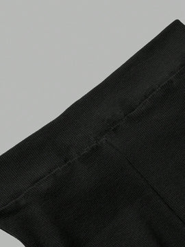 Conjunto comodo informal de pantalones plisados de alto elastico para mujer
