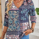 EMERY ROSE Camisa estampada de paisley para tiempo libre de mujer