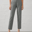 Bizwear pantalones unicolor de cintura alta con corte ajustado para mujer, ideales para uso diario y el trabajo