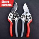 Sierra de Jardinería Manual SK5 de Alta Resistencia - Diseño Ergonómico Ligero con Mango de Aluminio Espacial, Agarres Antideslizantes Rojos y Negros para Podar Árboles y Flores