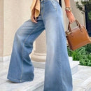 Pantalones anchos y sueltos para mujer con bolsillos para uso diario casual y salir