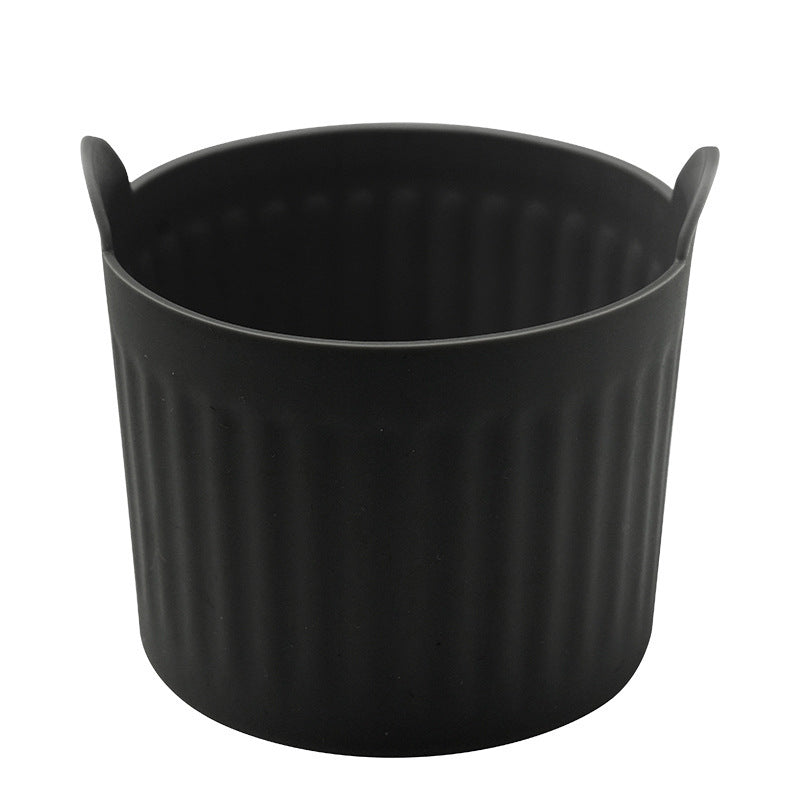 Bandas de silicona para hornear, bandejas resistentes al calor, bandejas para freidora de aire, tazas de estofado de silicona, bandejas de silicona para almacenamiento de snacks, bandejas de muffin de silicona
