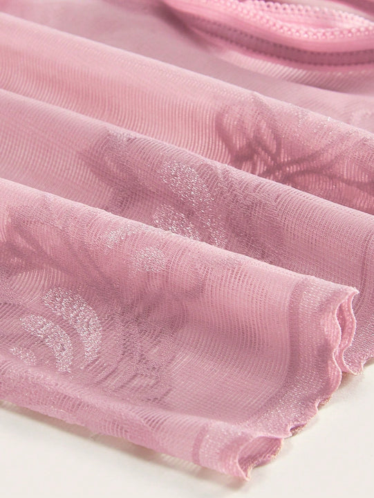 Conjunto de lenceria abierta de encaje, 3 piezas (tallas aleatorias)