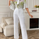 Blusa de verano elegante para mujer con estampado floral y lazo en el cuello