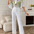 Blusa de verano elegante para mujer con estampado floral y lazo en el cuello