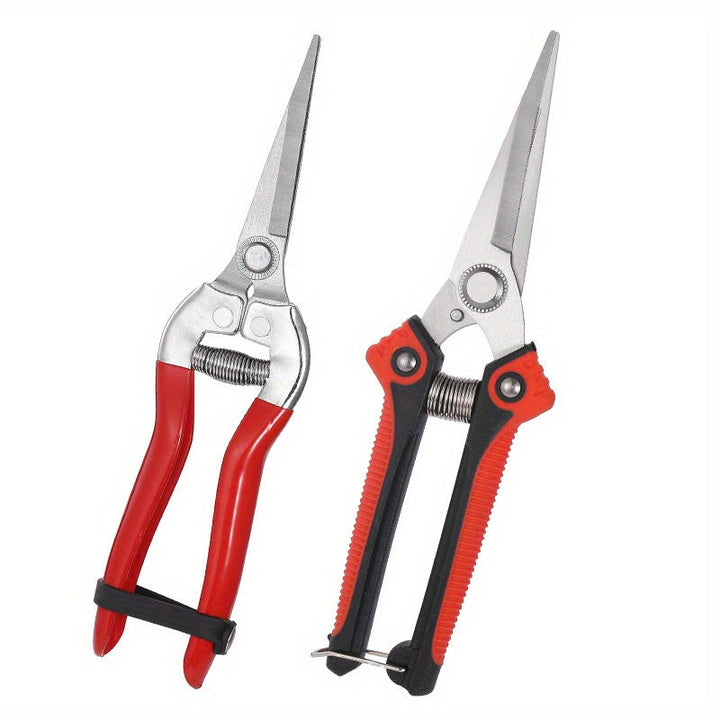 2pcs Tijeras de Jardín para Frutas Tijeras de Recogida de Frutas Tijeras de Poda Tijeras de Uva Tijeras para Frutas y Verduras Tijeras para Ramas Gruesas de Árboles Frutales Uso Doméstico Tijeras de Jardinería para Ahorrar Trabajo Tijeras de Poda de Rama