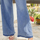 Forever 21 Jeans de cintura alta y pierna ancha lavados
