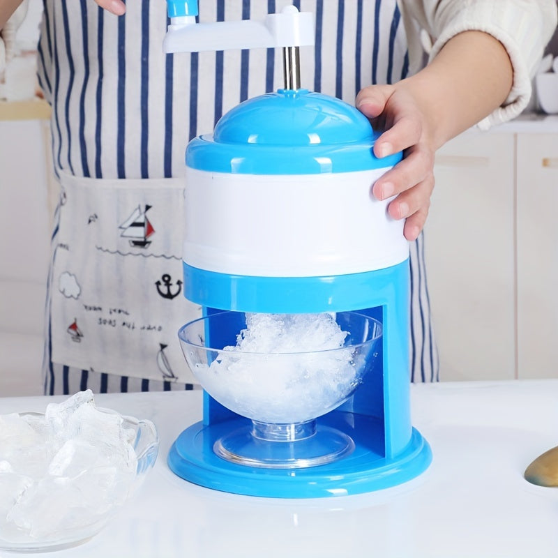 Afeitadora de Hielo Manual Versátil y Fabricante de Conos de Nieve - Compacta, No Necesita Energía para Slushies y Batidos, Perfecta para Cocinas y Restaurantes