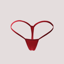 5 piezas Ropa interior de seda de leche con T-Back de cintura baja y sexy para mujeres, comodo y seductor