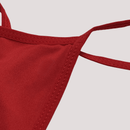 5 piezas Ropa interior de seda de leche con T-Back de cintura baja y sexy para mujeres, comodo y seductor