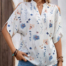 Camisa floral de moda de verano para mujer