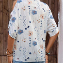 Camisa floral de moda de verano para mujer