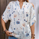 Camisa floral de moda de verano para mujer