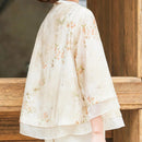 Tops Hanfu con cardigan de moda y estilo extranjero