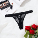 Tanga con ribete de encaje para lenceria sexy de uso diario de moda
