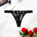 Tanga con ribete de encaje para lenceria sexy de uso diario de moda