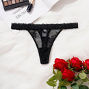 Tanga con ribete de encaje para lenceria sexy de uso diario de moda