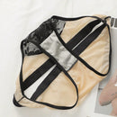 Conjunto de ropa interior de encaje negro para mujeres, Brasier ligero con soporte de aros con efecto push-up sexy y elegantes Tangas YS2450