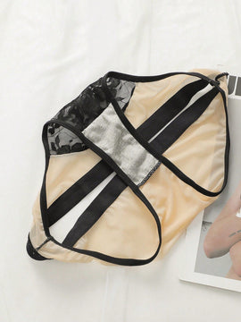 Conjunto de ropa interior de encaje negro para mujeres, Brasier ligero con soporte de aros con efecto push-up sexy y elegantes Tangas YS2450