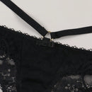 Tanga De Encaje Sexy Para Mujer Con Borde Floral Transparente Y Cinturon, Unicas Y De Moda Para Usar Diariamente