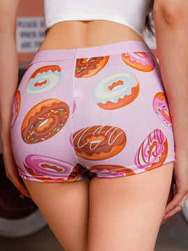Eraneu Pantalones cuadrados sencillos comodos y transpirables para mujeres, dulces y encantadores, 1 pieza