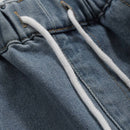 Dazy Designer Jeans casuales de pierna ancha con cintura con cordon para uso diario