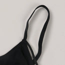 Sujetador inalambrico sexy para mujeres, diseno de tirantes cruzados, decoracion suave y transpirable para uso diario