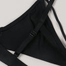 Sujetador inalambrico sexy para mujeres, diseno de tirantes cruzados, decoracion suave y transpirable para uso diario