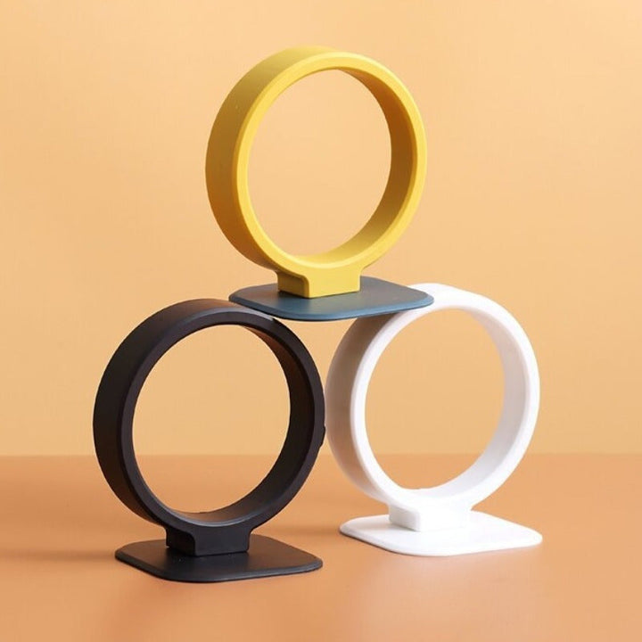 1 Estante para Secador de Pelo Sin Perforación, Organizador Multifuncional Montado en la Pared para Baño, Diseño Único y Ahorrador de Espacio, Material Plástico