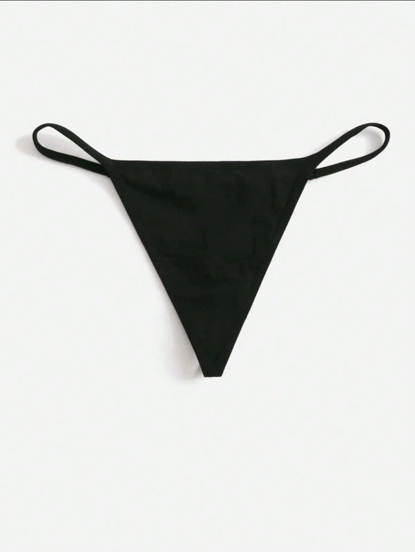 Ropa interior sexy de mujer, ropa interior sexy con tanga de colgante de letra de aleacion, cadena de metal y cadena de cintura en T