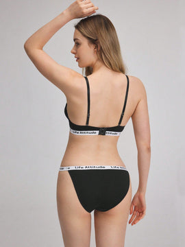 Conjunto de ropa interior de mujer (con copas preformadas con aro) para deportes
