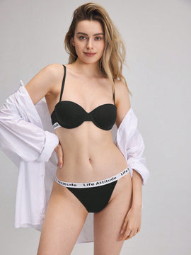 Conjunto de ropa interior de mujer (con copas preformadas con aro) para deportes
