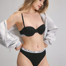 Conjunto de ropa interior de mujer (con copas preformadas con aro) para deportes