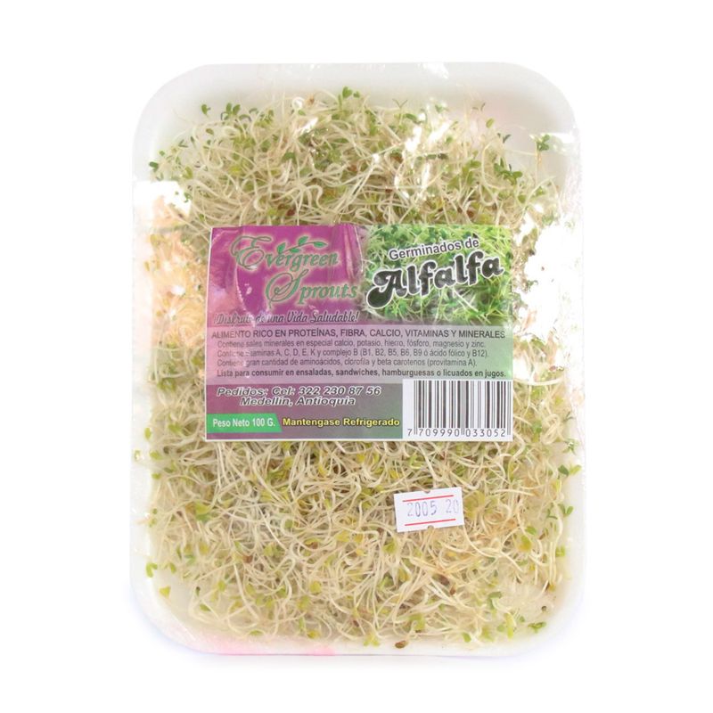 GERMINADOS DE ALFALFA EVEGREEN 100G