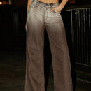 Forever 21 Jeans extremadamente amplios con lavado en degradado ombre
