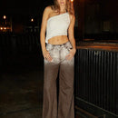 Forever 21 Jeans extremadamente amplios con lavado en degradado ombre