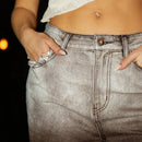 Forever 21 Jeans extremadamente amplios con lavado en degradado ombre