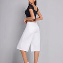 Bermudas de mezclilla con bolsillo sesgado solido