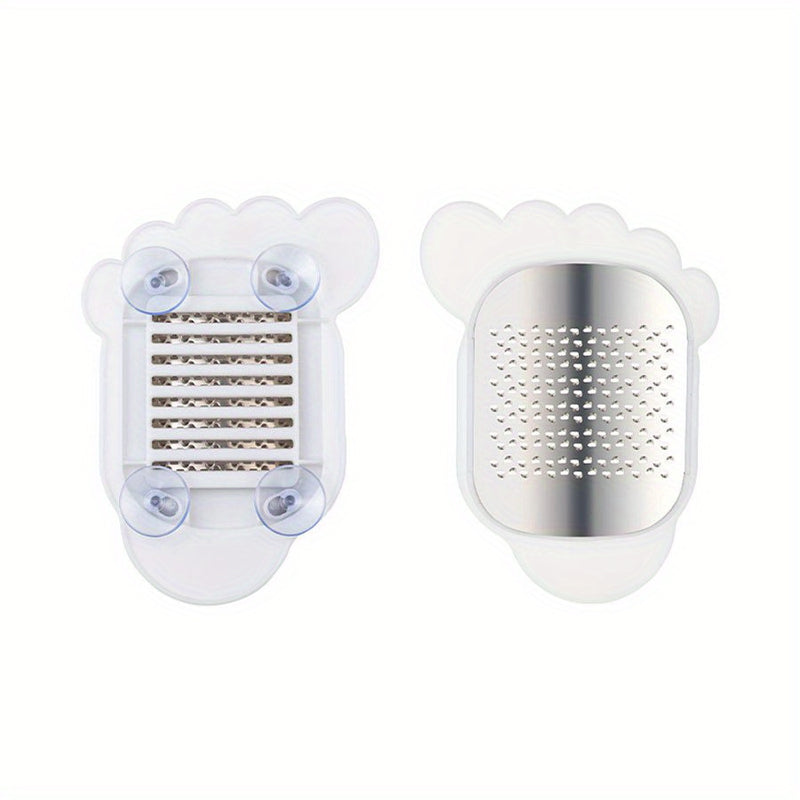 Lima para callos de acero inoxidable, herramienta de pedicura para piel muerta y talones ásperos, recortador de callos sin perfume no eléctrico - Duradero y portátil