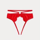 SpicyHot Ropa interior sexy para mujer con encaje y entrepierna abierta (1 pieza)