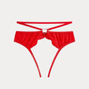 SpicyHot Ropa interior sexy para mujer con encaje y entrepierna abierta (1 pieza)