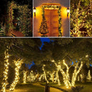 Luces de cadena impermeables con energía solar, aptas para jardines, patios, fiestas, patios, ventanas y decoraciones de Pascua.