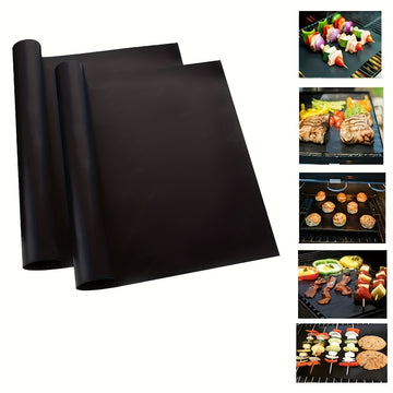 5 piezas de fundas para horno antiadherentes - Resistentes al calor, reutilizables y de alta calidad - Ideales para hornos eléctricos y de gas, parrillas de barbacoa y cocina de vacaciones - Sin BPA ni PFOA, fáciles de limpiar, accesorios ideales para fi
