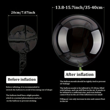Luces LED para globos, 10 unidades de luces de cadena de bolas Bobo transparentes para decoración, iluminación LED blanca fría para cumpleaños, bodas, aniversarios, San Valentín, Navidad - Alimentación por batería, voltaje de funcionamiento ≤36 V (sin he