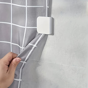 2/4pcs Clips de ducha anti-salpicaduras - Instalación fácil, control de cortina, mantiene el baño seco y limpio
